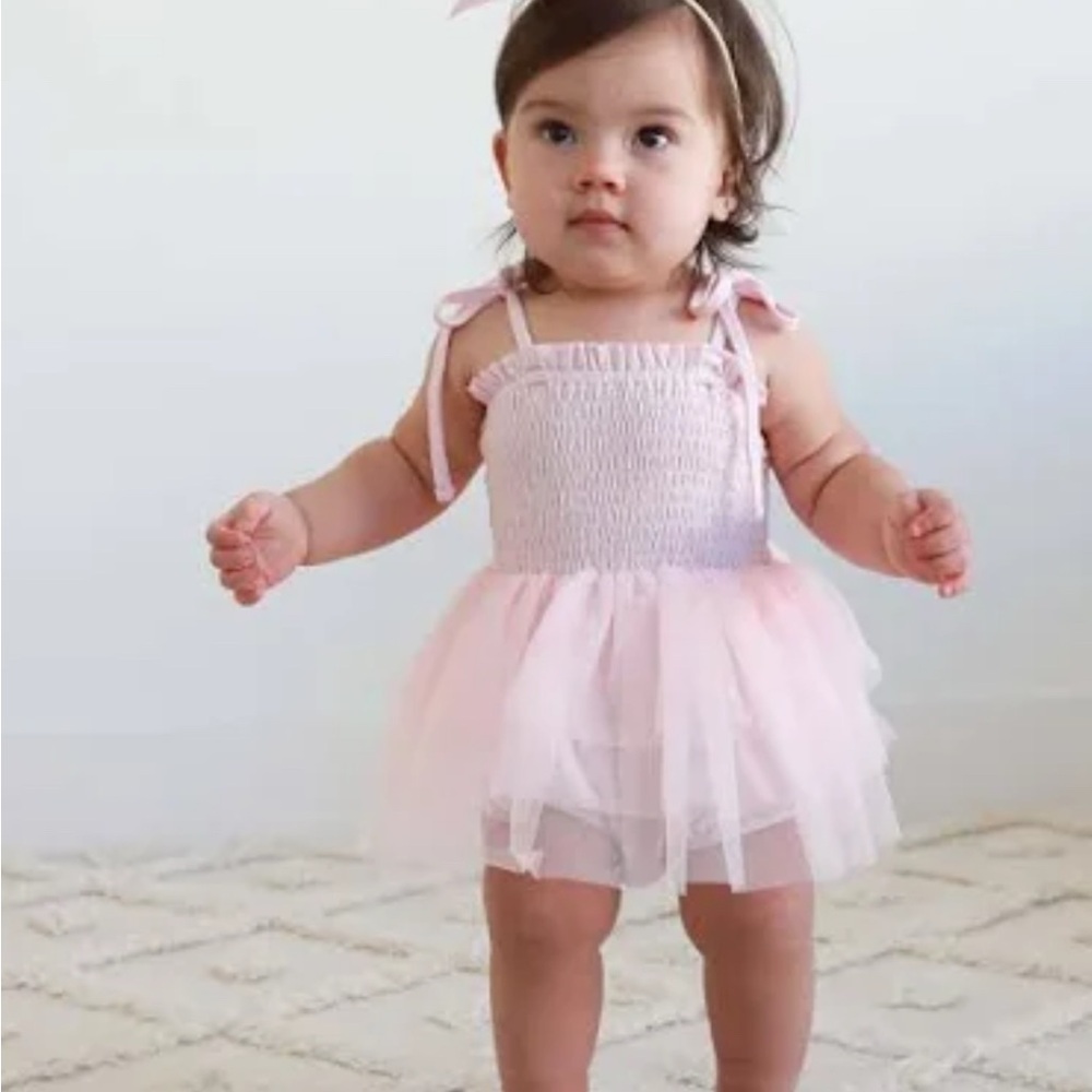 Caden Lane Pink Tulle Dress - Picture 3 of 3